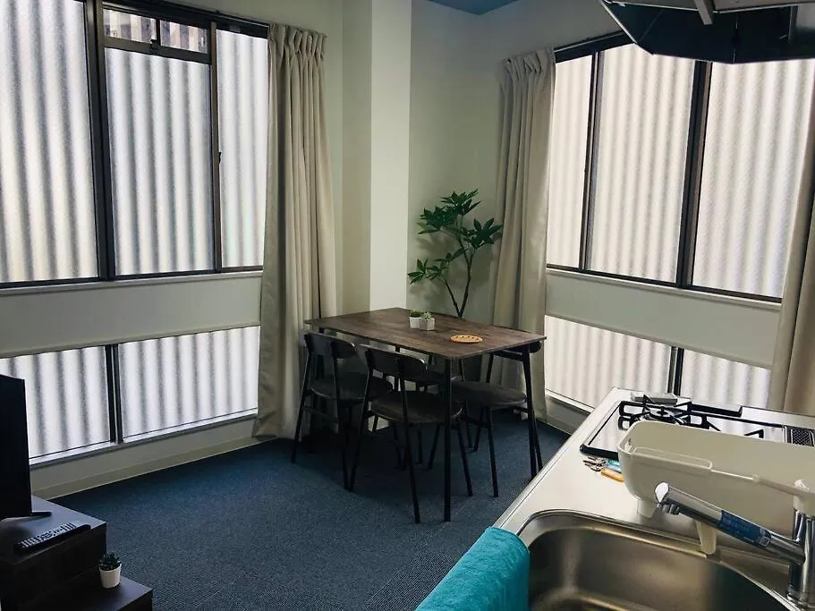 New! Near Kishisato St- 1 Building Rent -3 Rooms 8 People Osaka Apartment