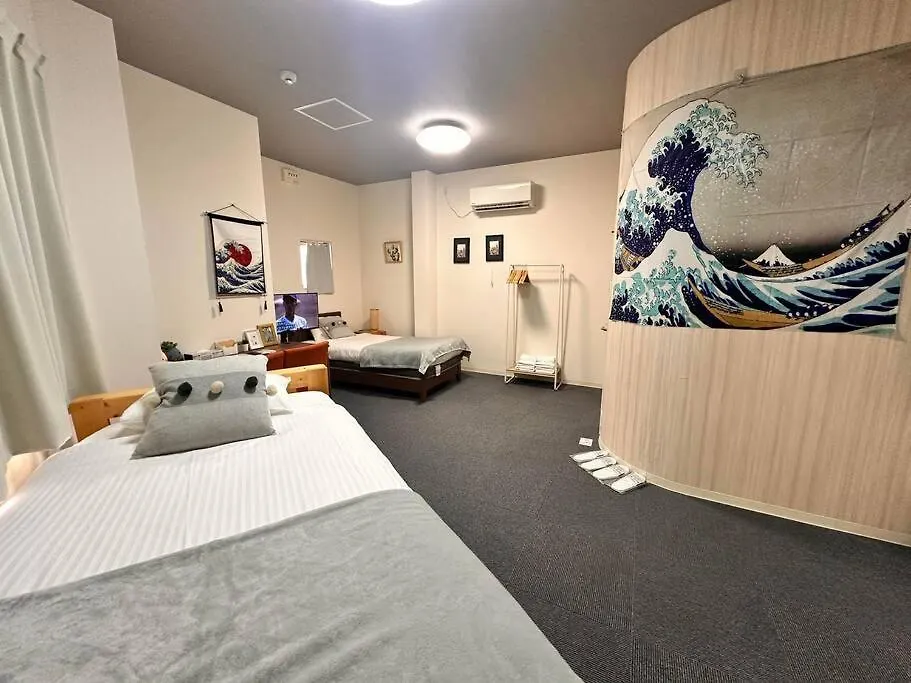 Apartment New! Near Kishisato St- 1 Building Rent -3 Rooms 8 People Osaka Japan